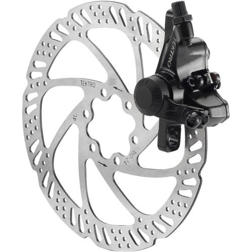 Комплект тормозов Tektro MD-M280, механические дисковые задние (ротор 160мм + суппорт + колодки), 6-190281