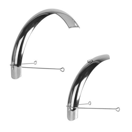 Крылья, переднее и заднее, для 16",  хром