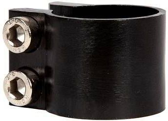 Зажим STG Х105186, 28.6 мм для рулей самокатов, с болтами, черный