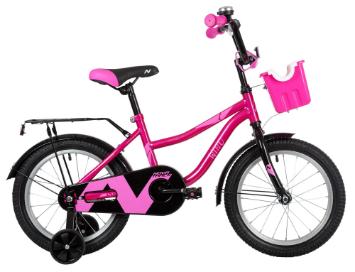 Велосипед NOVATRACK WIND 16" (2022) (98-110 см), розовый