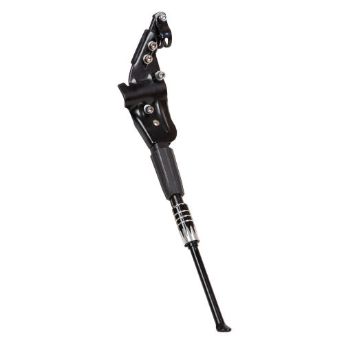 Подножка алюминиевая универсальная HX-Y13-33 black 26"-29", на 2 пера