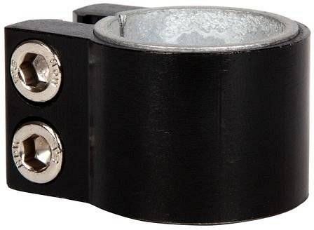 Зажим STG Х105155, 31.8мм для рулей самокатов диаметром 28,6-31,8 мм, с болтами и проставкой, черный