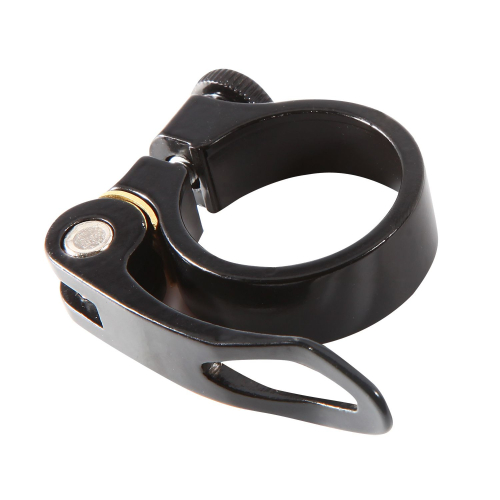 Хомут подседельный MD-K01 диам.31,8мм с эксцентриком,AL MATT BLK