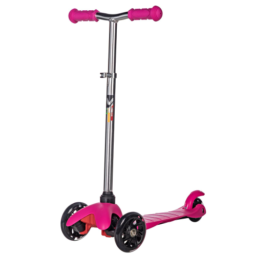 Самокат детский Novatrack Disco-kids Basic (2025) со светящимися колёсами