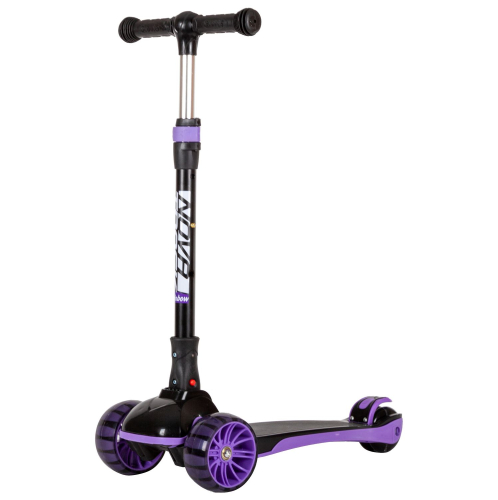 Самокат-кикборд Novatrack RainBow Basic Black (2022)