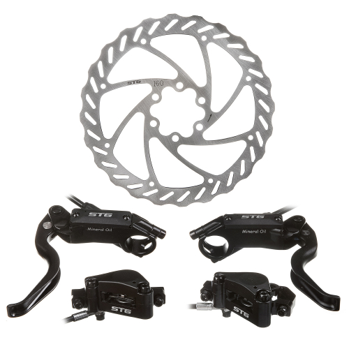 Тормоз дисковый гидравлический STG HJ-OD03-F передний