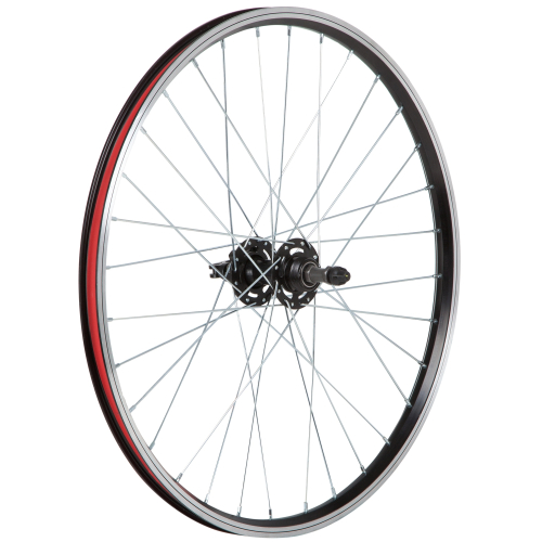 Колесо заднее 24" под V-brake 32 отв., под трещетку