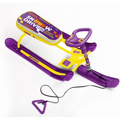 Снегокат НИКА Тимка спорт 1+, фиолетовый графический, ТС1+/ФГ