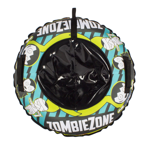 Тюбинг Snowstorm BZ-100_ZOMBIEZONE, 100 см, зеленый-черный