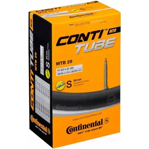Камера Continental MTB 29, спорт ниппель 60мм, 1.75-2.50, 47-62/622, 02-0182191