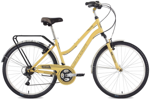 Велосипед Stinger Victoria 26" (2018), рама 17" (165-175 см), бежевый