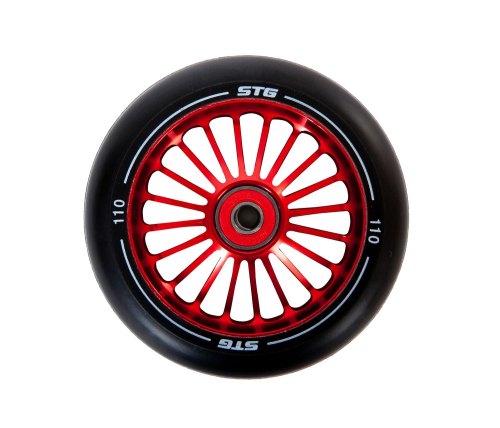 Колесо для трюкового самоката 110 мм с алюминиевым ободом, ABEC-11