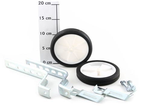 Зап. части. Доп поддерживающие колеса с кронштейном для велосипеда 12"- 20" цена за пару