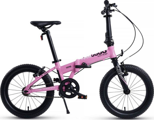 Велосипед детский складной Maxiscoo S009 Pro 16, розовый
