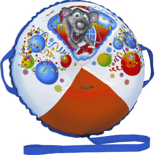 Сноутьюб V76 СОМИ-Н/20-СП, с рисунком Новогодний-20 мини, диаметр чехла - 67 см