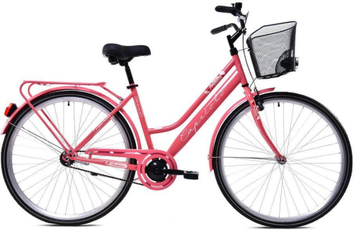 Велосипед Capriolo City Amsterdam Lady (FIX) 28" (2023), рама 18" (165-175 см), розовый