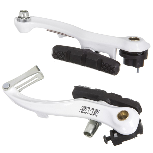 Тормоз STG V-brake 989D 115mm, белый