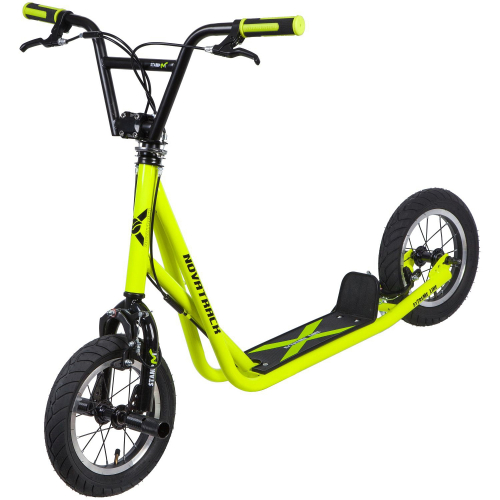 Самокат внедорожный Novatrack Stamp N1 12" Extreme (2018), зеленый