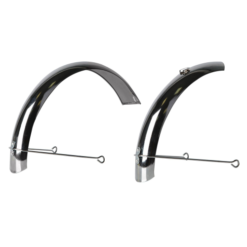 Крылья, переднее и заднее, для 18", хром