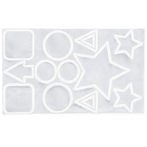 Светоотражатель  комлект наклеек "Фигуры".