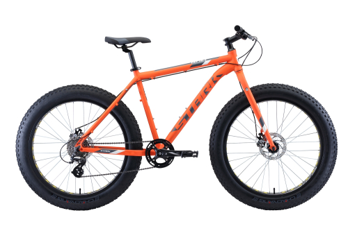 Велосипед Stark Fat 26.2 D (2020), рама 20" (175-185 см), оранжевый