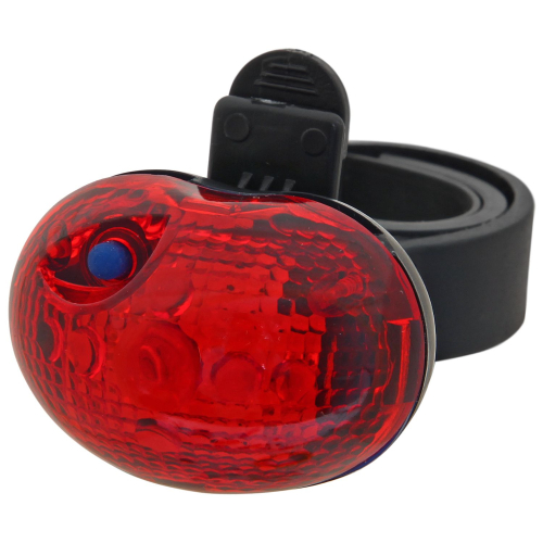 Фонарь велосипедный STG, задний , 1 супер светодиод, 3 функции