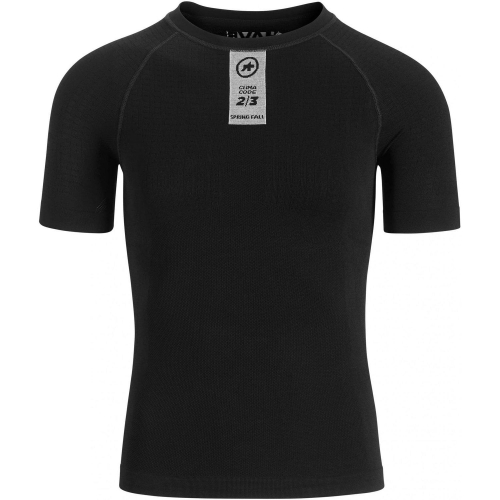 Термомайка с коротким рукавом Assos Skinfoil Spring Fall SS Base Layer, черный