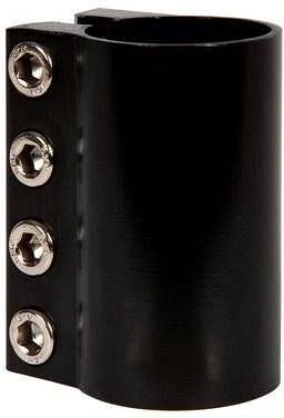 Зажим STG Х105192, 33мм для рулей самокатов, с болтами, черный