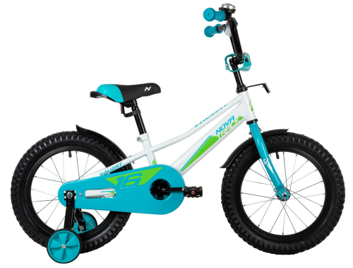 Велосипед NOVATRACK VALIANT 16" (2022) (98-110 см), белый