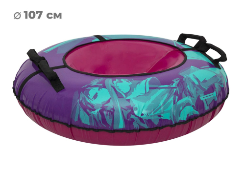 Тюбинг 100см ТЕНТ ACTION, пурпурный