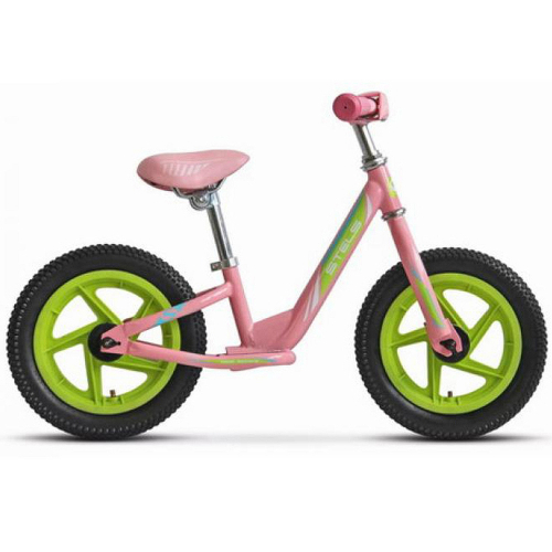 Беговел Stels Powerkid (Girl) 12" V020 (2018) (92-98 см), розовый