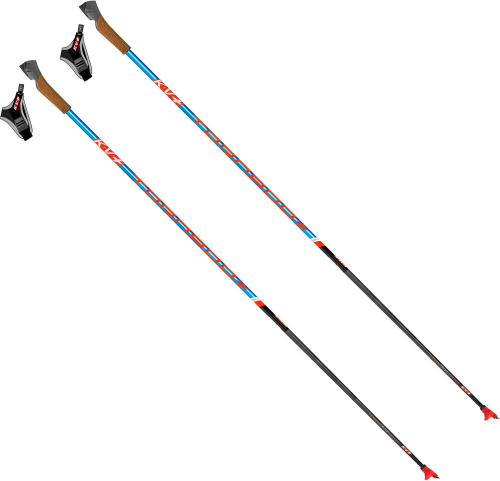Палки лыжные KV+ Tornado Blue Qcd, 24P004Q, синий