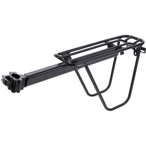 Багажник Ostand CD-28QR, c подседельными с дугами, алюминий, до 10кг, для штыря, черный, 6-128