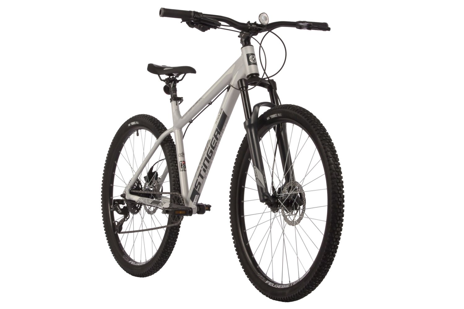 Велосипед STINGER PYTHON EVO 27.5" (2021), рама 18" (165-175 см), серый