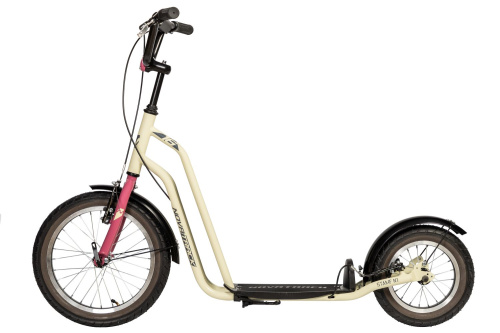 Самокат внедорожный Novatrack Stamp N1 16 (2024), бежевый