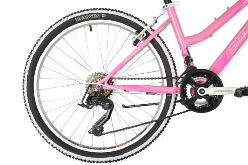 Велосипед STINGER LATINA 24" (2021), рама 14" (130-155 см), розовый