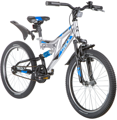 NOVATRACK SHARK 20" (2020) (110-130 см), серебристый