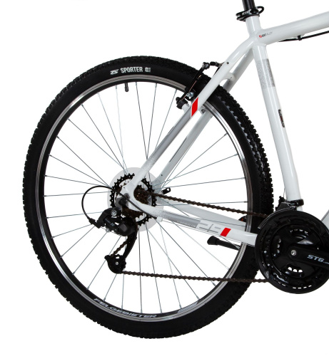 Велосипед STINGER ELEMENT STD MICROSHIFT 29" (2021), рама 22" (185-195 см), белый