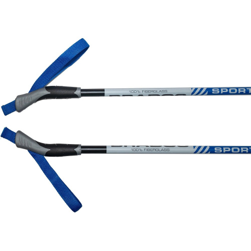 Палки STC Brados Sport Composite, 100% стекловолокно, синий