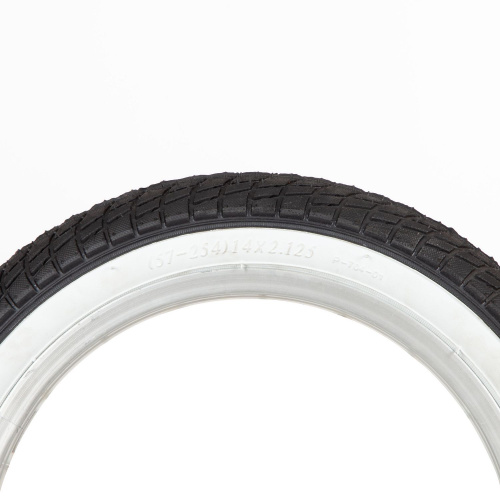 Покрышка PONELY P704 14”*2.125 с белой лентой