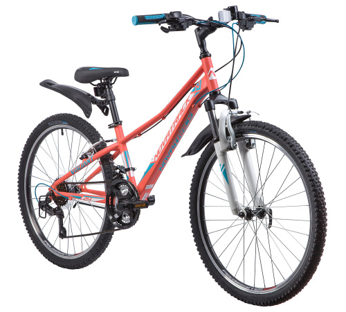 Велосипед NOVATRACK VALIANT 24" (2019), рама 12" (130-155 см), оранжевый