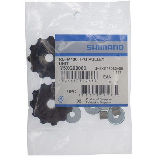 Ролики переключателя Shimano, 9ск, верхн+нижн, к RD-M390/M430/M4000, Y5XG98060