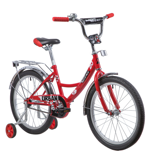 Велосипед NOVATRACK URBAN 20" (2019), рама 12" (110-130 см), красный