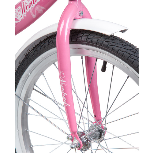 Велосипед NOVATRACK GIRLISH line 20" (2019), рама 12" (110-130 см), розовый