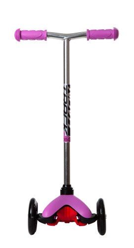 Самокат-кикборд Novatrack Disco-kids Start (2020), розовый