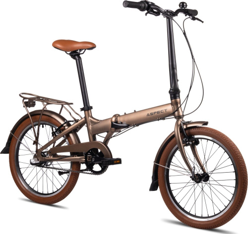 Велосипед Aspect Borneo 3 20 (2024), медно-коричневый