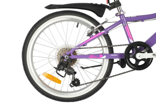 Велосипед NOVATRACK ALICE 20" (2021) (110-130 см), фиолетовый
