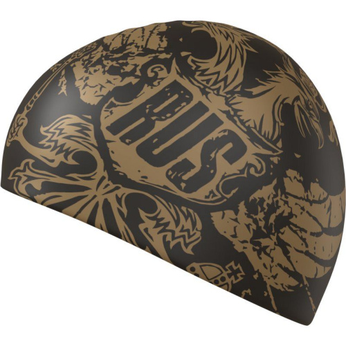 Шапочка силиконовая Mad Wave Gold Eagle, черный