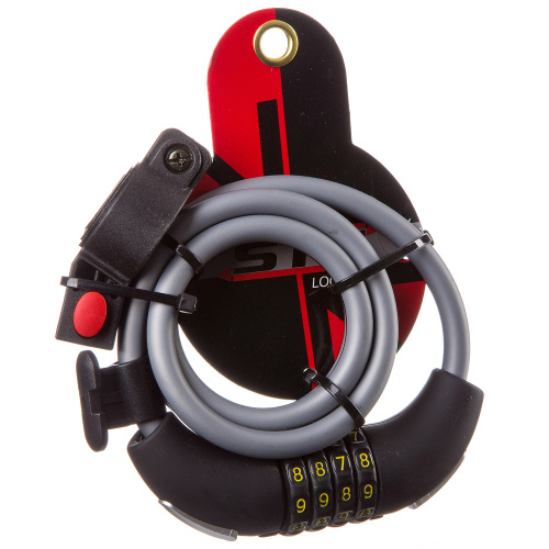 Велозамок STG TY557-1 кодовый 10мм х 100см