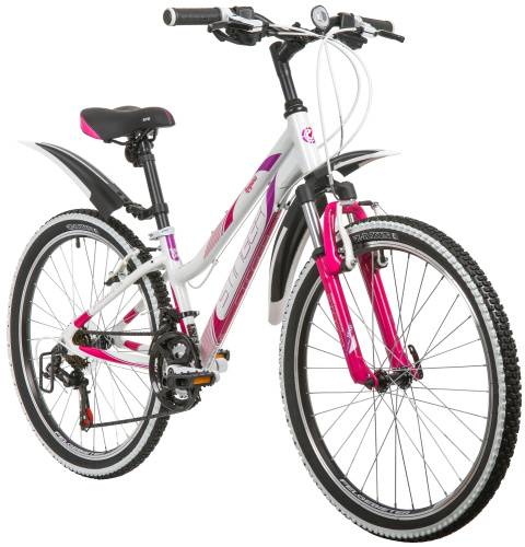 Велосипед Stinger Laguna 24" (2019), рама 12" (130-155 см), белый